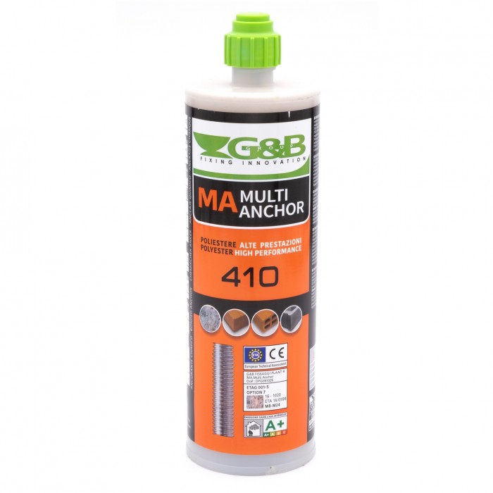 Tassello ancorante chimico MA multi Anchor 410 G&B Fissaggi
