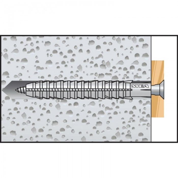 Tasselli Extra Lunghi applicazione in cemento